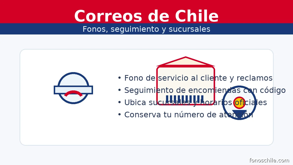 Fonos Correos de Chile: encomiendas, PO Box y reclamos - Fonos Chile