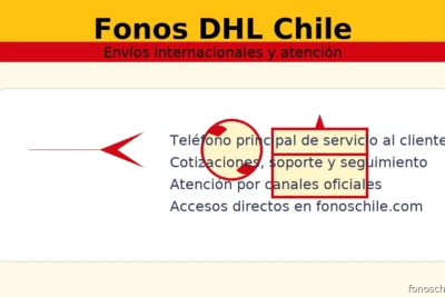 Fonos DHL Chile: atención al cliente para envíos internacionales, cotizaciones y soporte