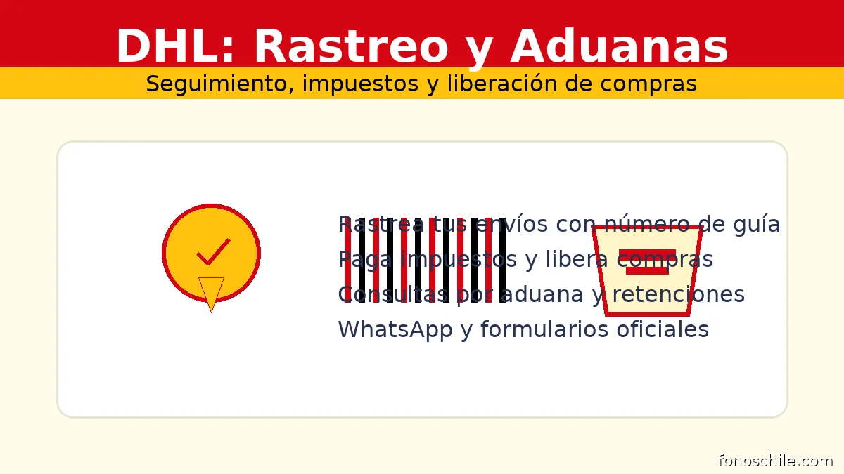 DHL: rastreo de envíos, pago de impuestos y liberación de compras en aduana