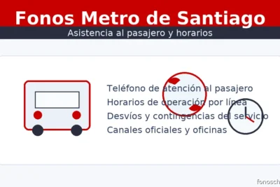 Fonos Metro de Santiago: asistencia al pasajero, horarios de operación y canales oficiales