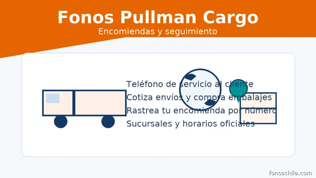 Fonos Pullman Cargo: teléfonos de atención, cotizaciones y seguimiento de encomiendas