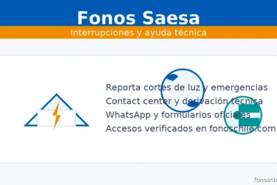 Fonos Saesa: interrupciones de servicio, ayuda técnica y contacto oficial